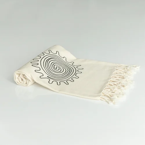 Lofuta - Two Cycles Embroidered Turkish Towel