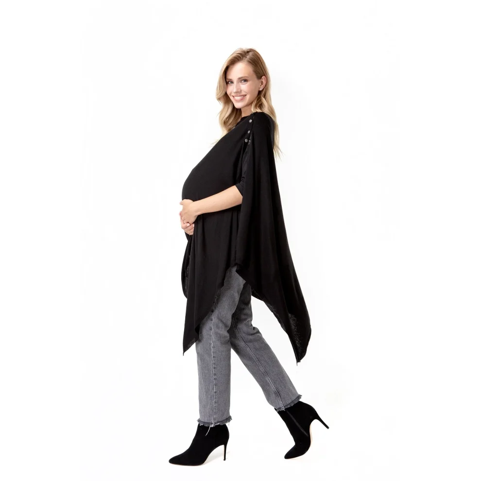 Accouchee - 4 In 1 Multipurpose Knitwear As Maternity/nursing Shawl