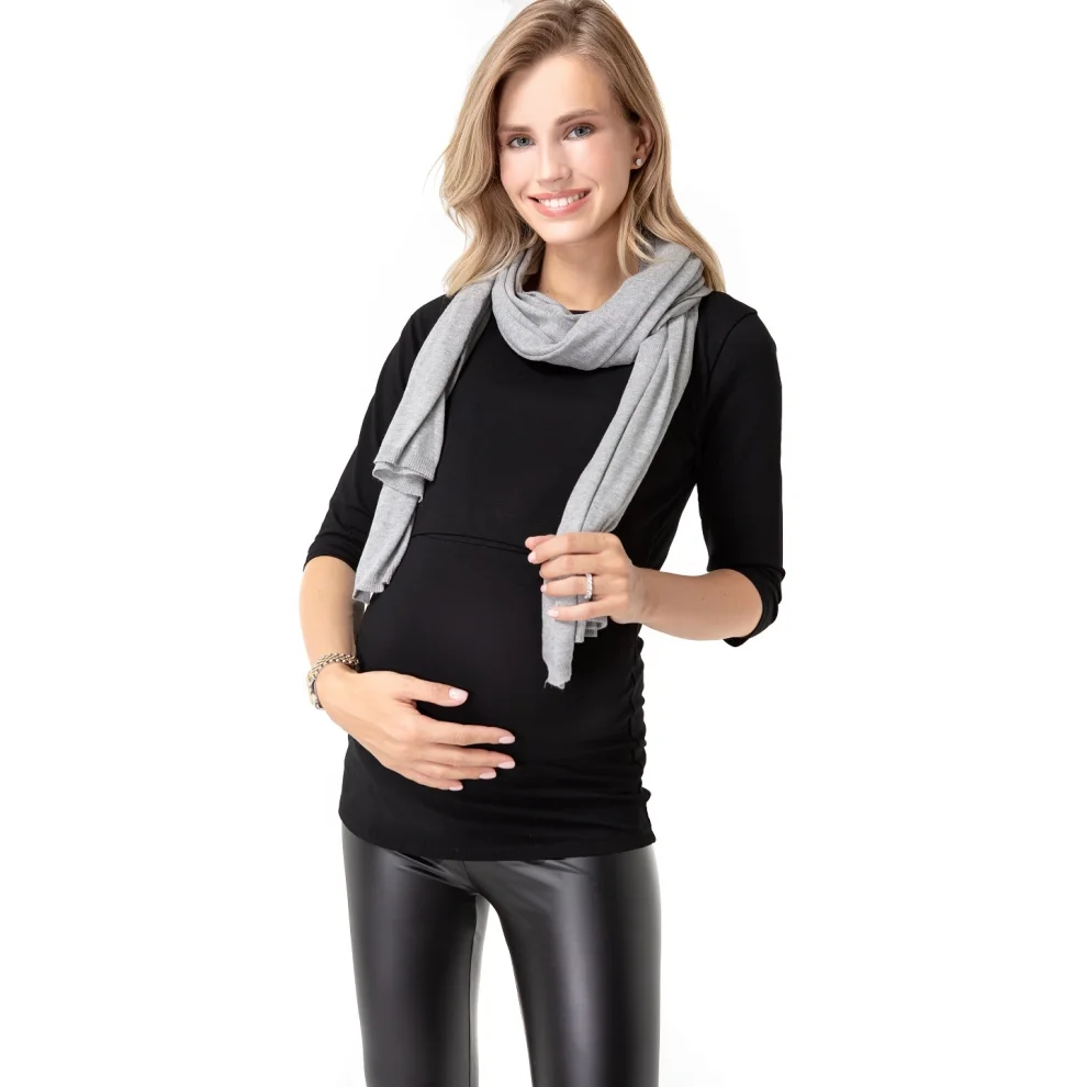 Accouchee - 4 In 1 Multipurpose Knitwear As Maternity/nursing Shawl