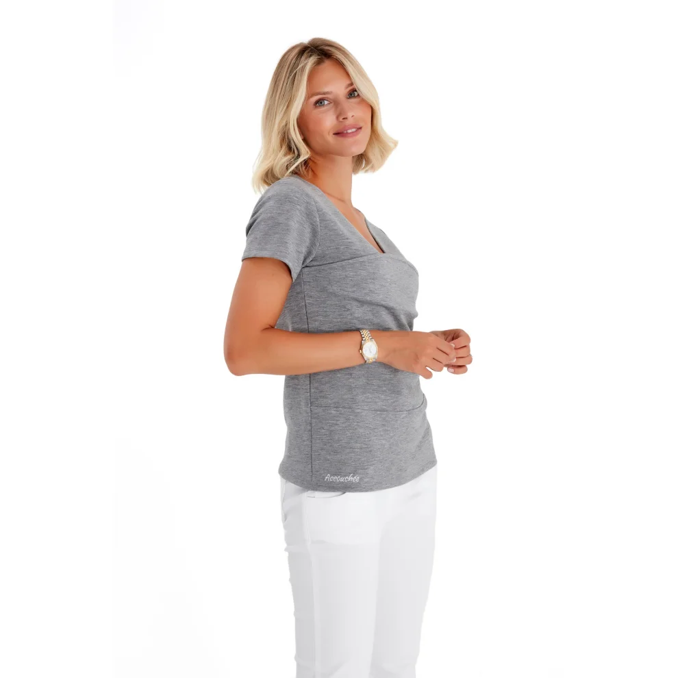 Accouchee - Hands Free Baby Carrier Maternity/nursing Top