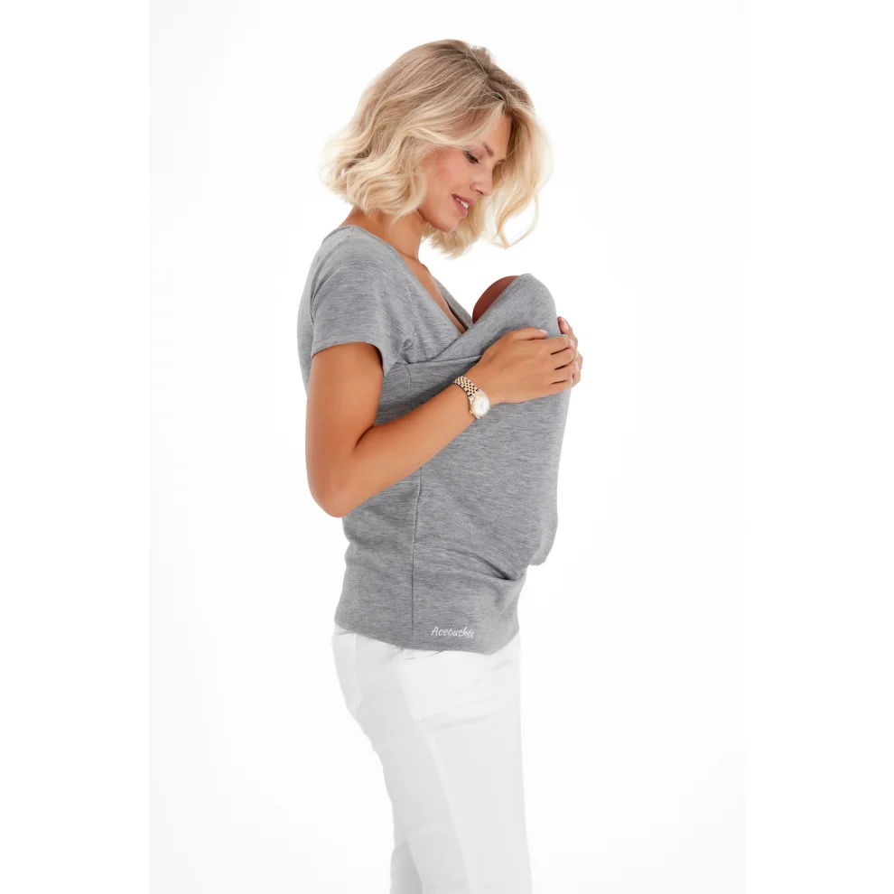 Accouchee - Hands Free Baby Carrier Maternity/nursing Top