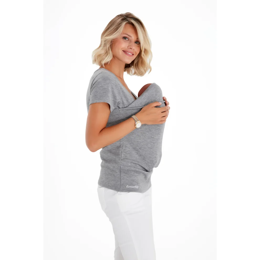 Accouchee - Hands Free Baby Carrier Maternity/nursing Top