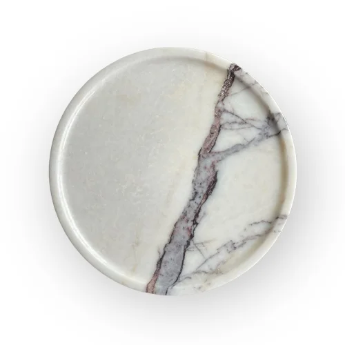 B My Stone - Marble Circle Tray