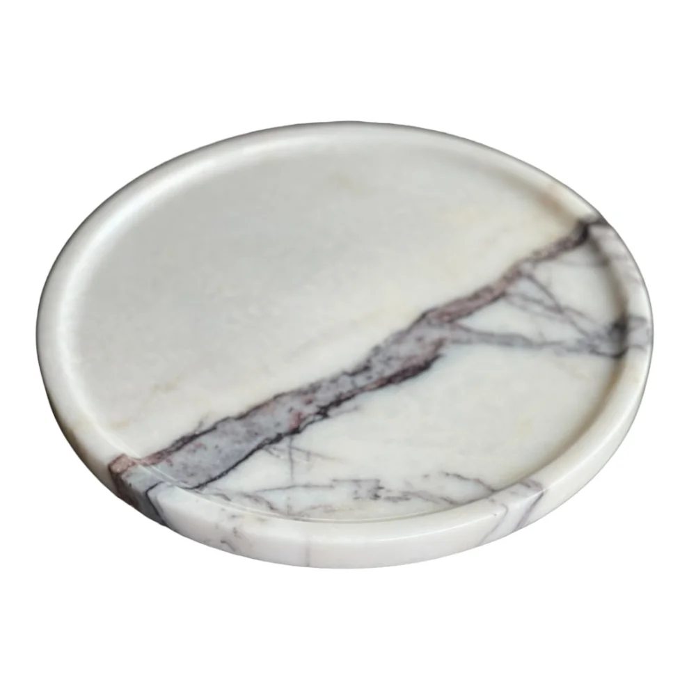 B My Stone - Marble Circle Tray