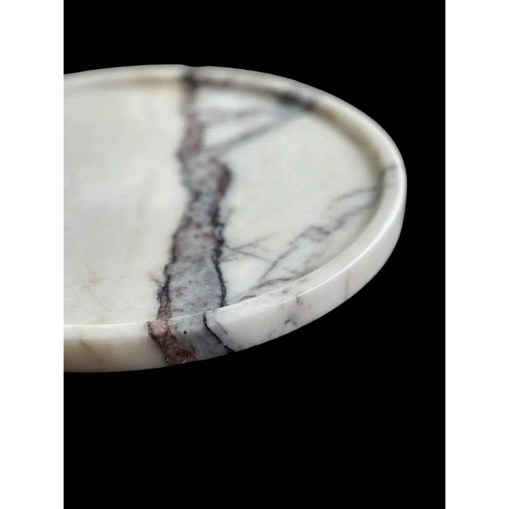 B My Stone - Marble Circle Tray