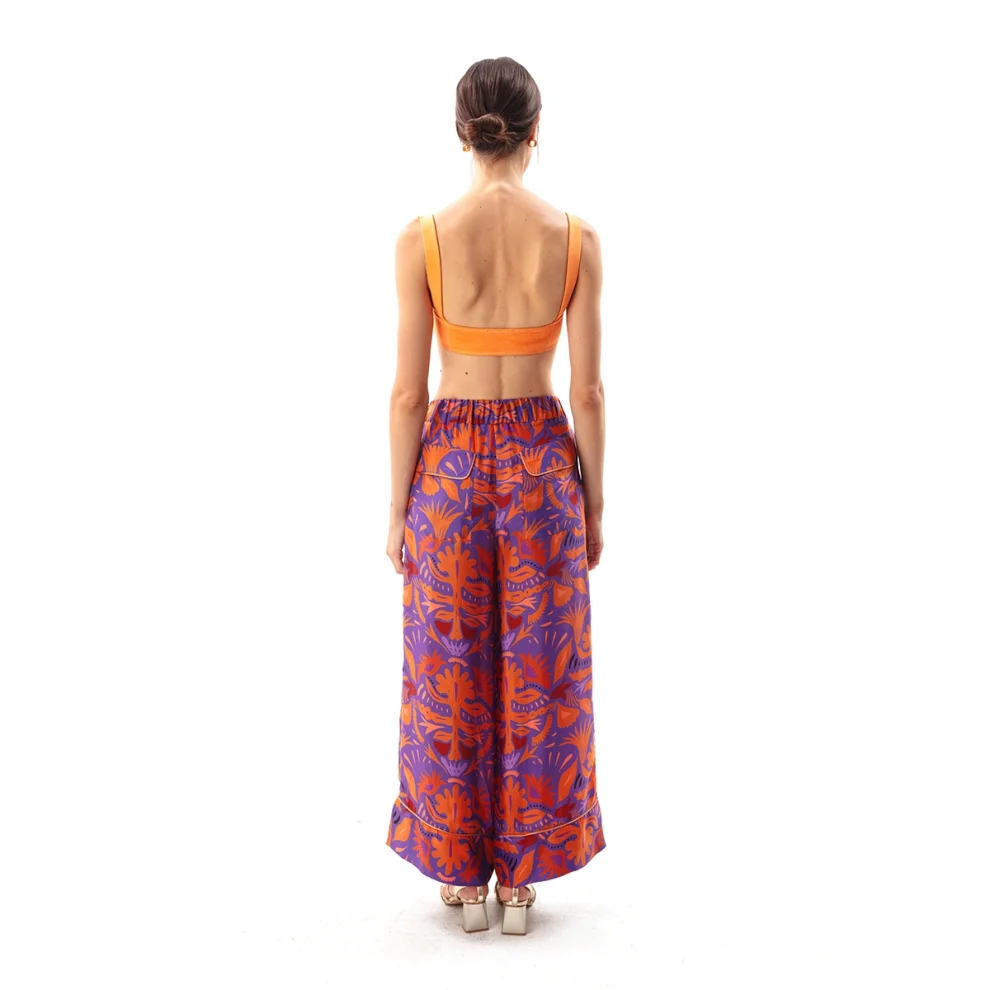 Movom	 - Mauve Wide Leg Pants