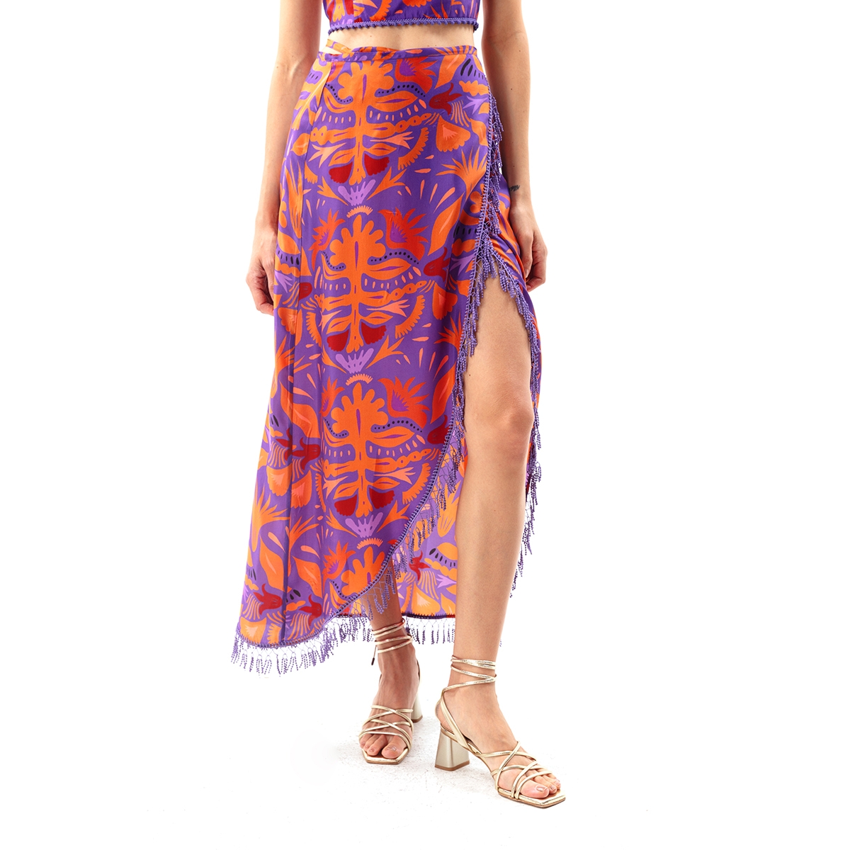 Mauve Sarong Skirt