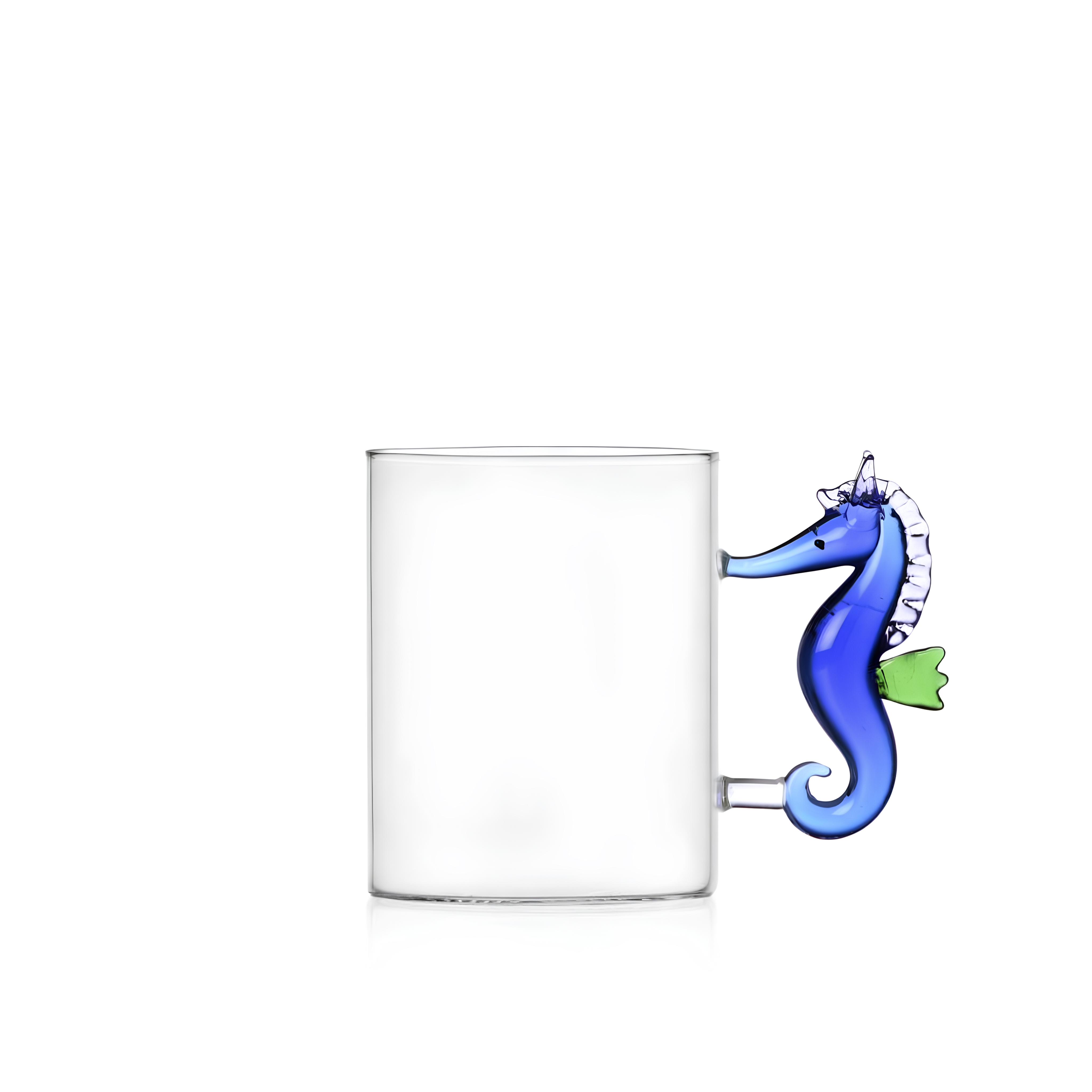 Seahorse Figured Glass Mug