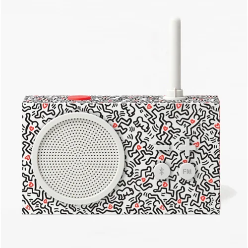 Lexon - Tykho 3 Bluetooth Speaker With Radio X Keith Haring - Love