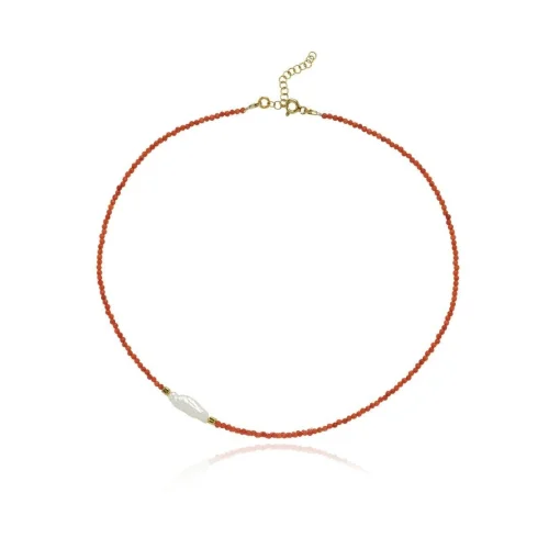 Linya Jewellery - Kely Coral Pearl Necklace
