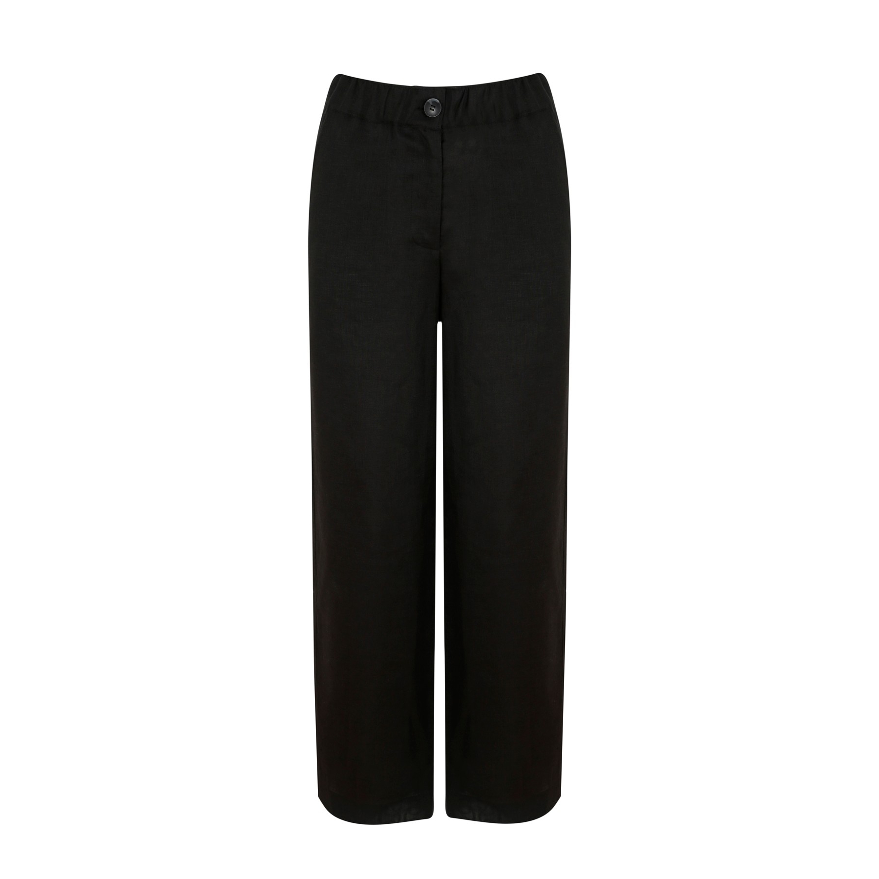 Timeless Comfort Linen Pants %100 Keten Bol Paça Pantolon