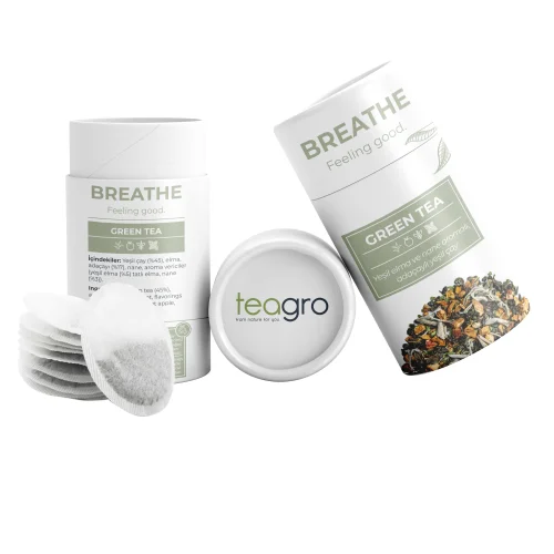 Teagro - Breathe - Yeşil Elma Ve Naneli Yeşil Çay