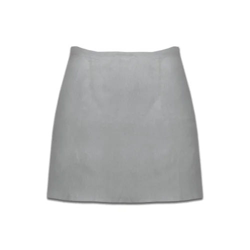 In D'Tales - Linen Mini Tie Skirt