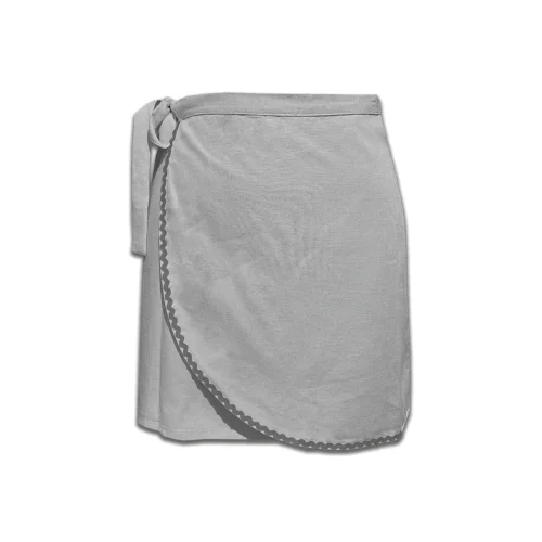 In D'Tales - Linen Mini Tie Skirt