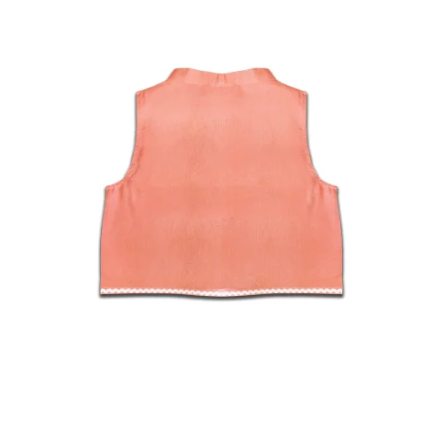 In D'Tales - Linen Tie Crop Top