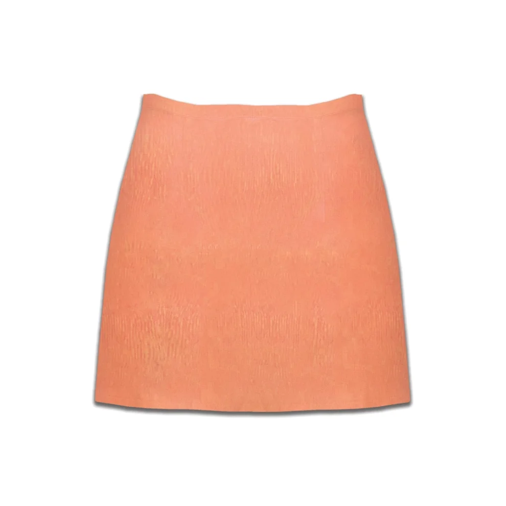 In D'Tales - Linen Mini Tie Skirt