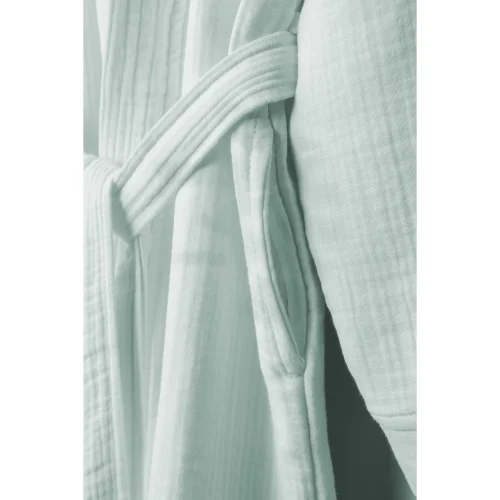 Denizli Concept - Unisex Kimono Muslin Bathrobe + Towel Set