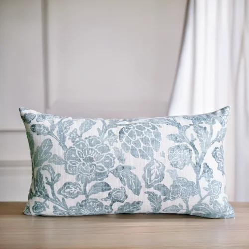 Miliva Home - Floral Print Throw Pillow Cover