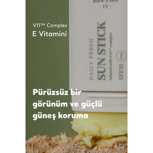 Village 11 Factory - Daily Fresh Sun Stick Spf50+ Pa++++ 20g - Vegan Stick Güneş Koruyucu