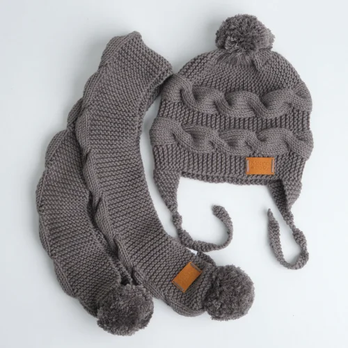 Meeno Baby - Knitted Scarf- Hat