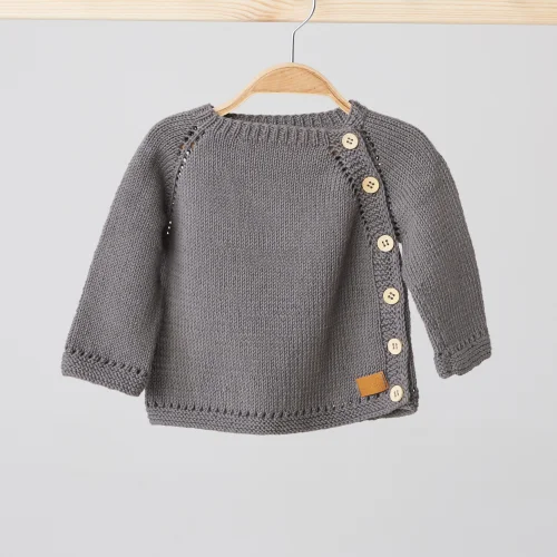 Meeno Baby - Side-buttoned Cardigan