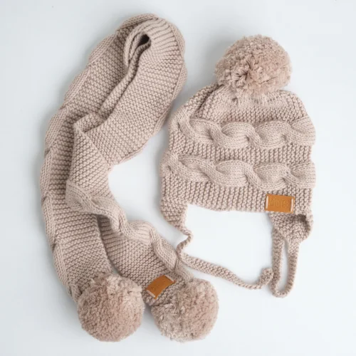 Meeno Baby - Knitted Scarf- Hat