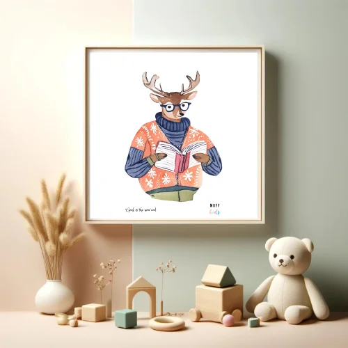 Muff Kids - Geek Series No:10 Art Print Kids Room Poster