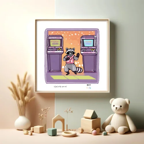 Muff Kids - Geek Series No:12 Art Print Kids Room Poster
