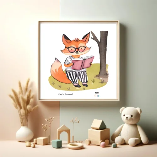 Muff Kids - Geek Series No:4 Art Print Kids Room Poster