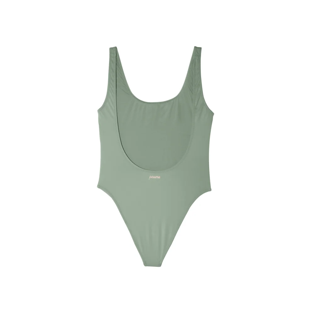 Paume - One-piece Swimsuit In Olive