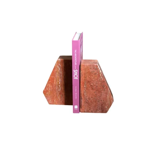 Thinstone - Asymmetric Travertine Book Holder