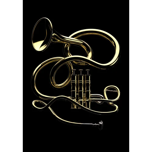 Urania Design - Jazz Festival-trumpet Poster