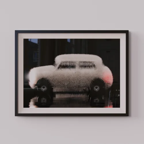 Urania Design - Hairy Car Poster