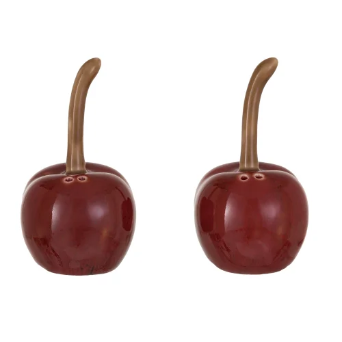 Warm Design	 - Cherry Shaped Salt And Pepper Shakers Set