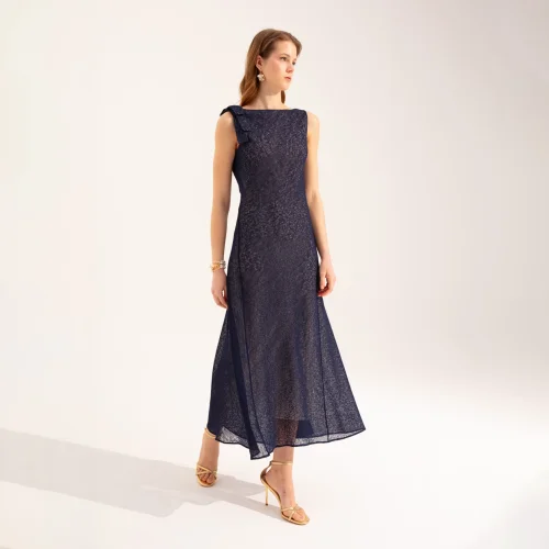 Crescent Line - Moss Dress