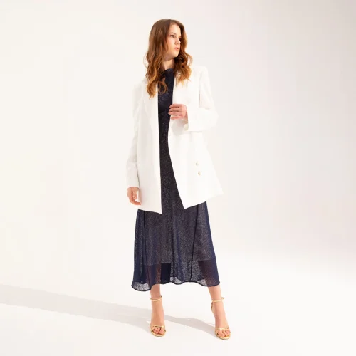 Crescent Line - Nacre Blazer & Elbise