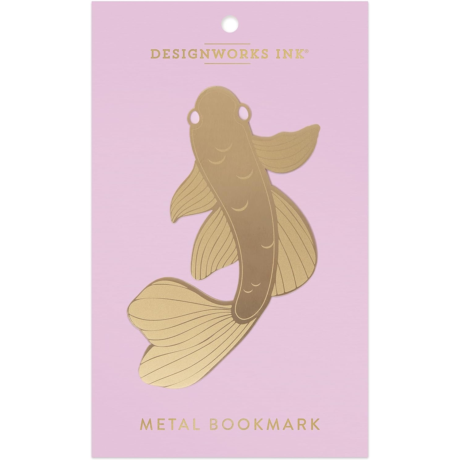 Metal Bookmark Koi Fish