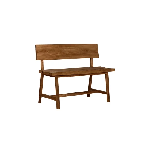 ANANAS - Pi Oak Backrest Bench / 120 Cm