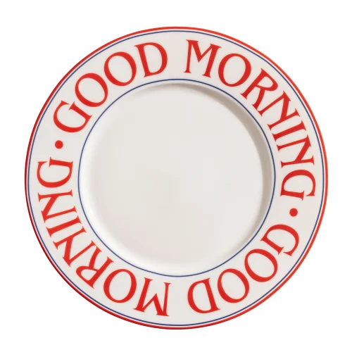 Pavia Concept - Breakfast Club Porcelain Plate - Good Morning