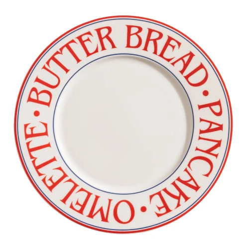 Pavia Concept - Breakfast Club Porcelain Serving Plate / Omelette