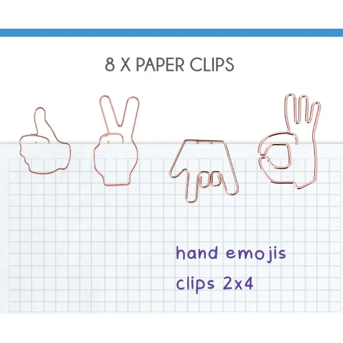 KAYIGO - Tiny Hand 8 Paper Clip Set