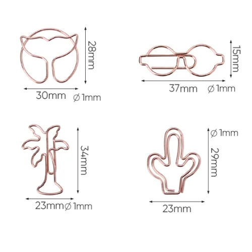 KAYIGO - Tiny Work At Summer 8-piece Paper Clip Set