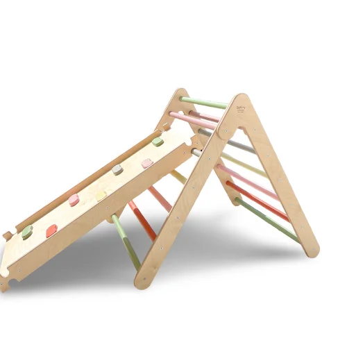 Bammy Collection - Foldable Pikler Triangle And Ramp