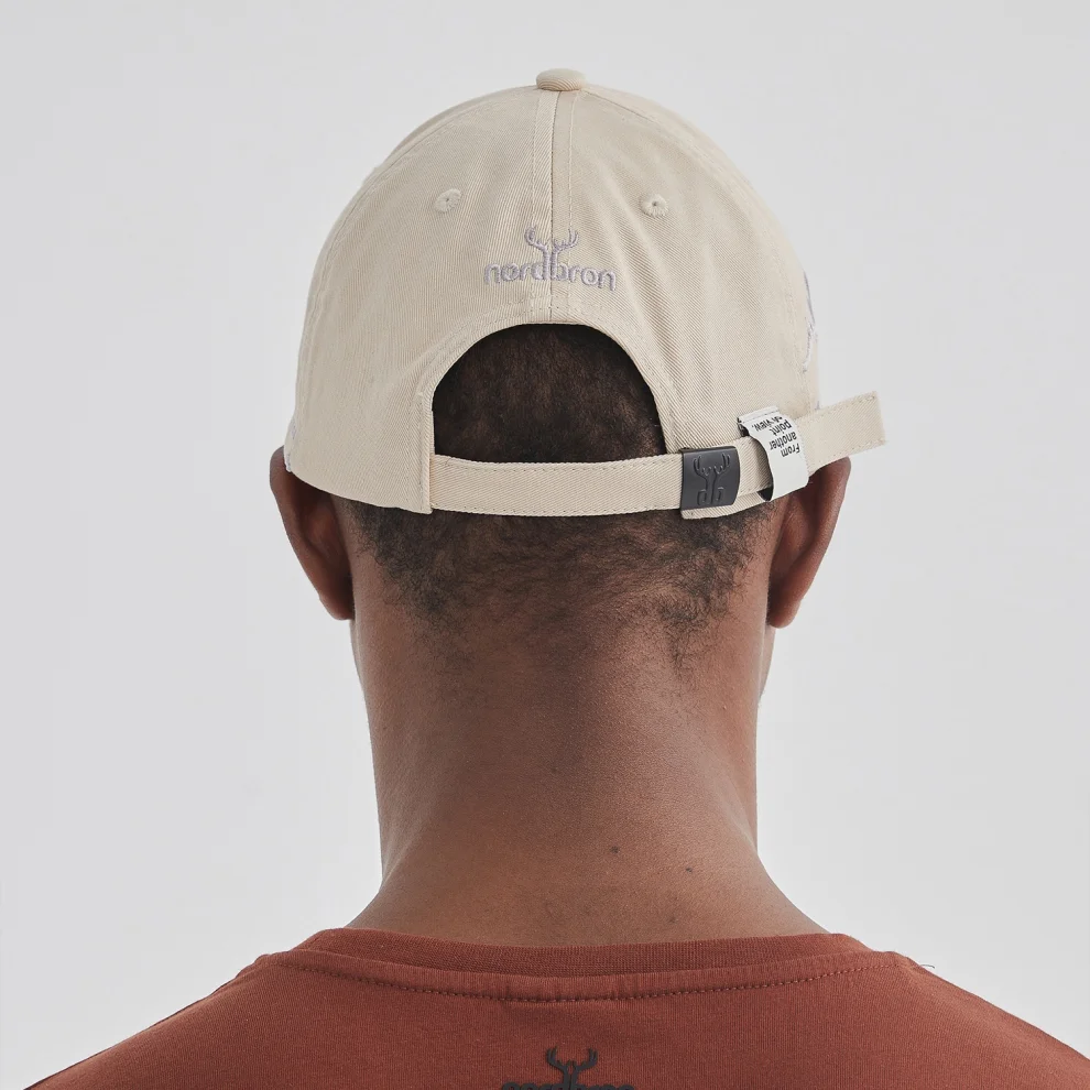 Nordbron - Desmond Cotton Embroidery Design Adjustable Cap Hat