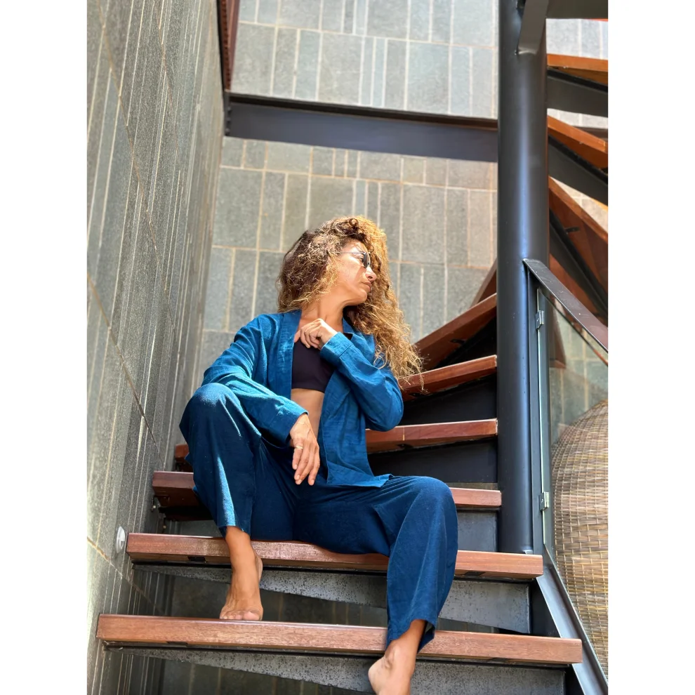Prae - Indigo Pan Pants | hipicon Prae - Indigo Pan Pants | hipicon