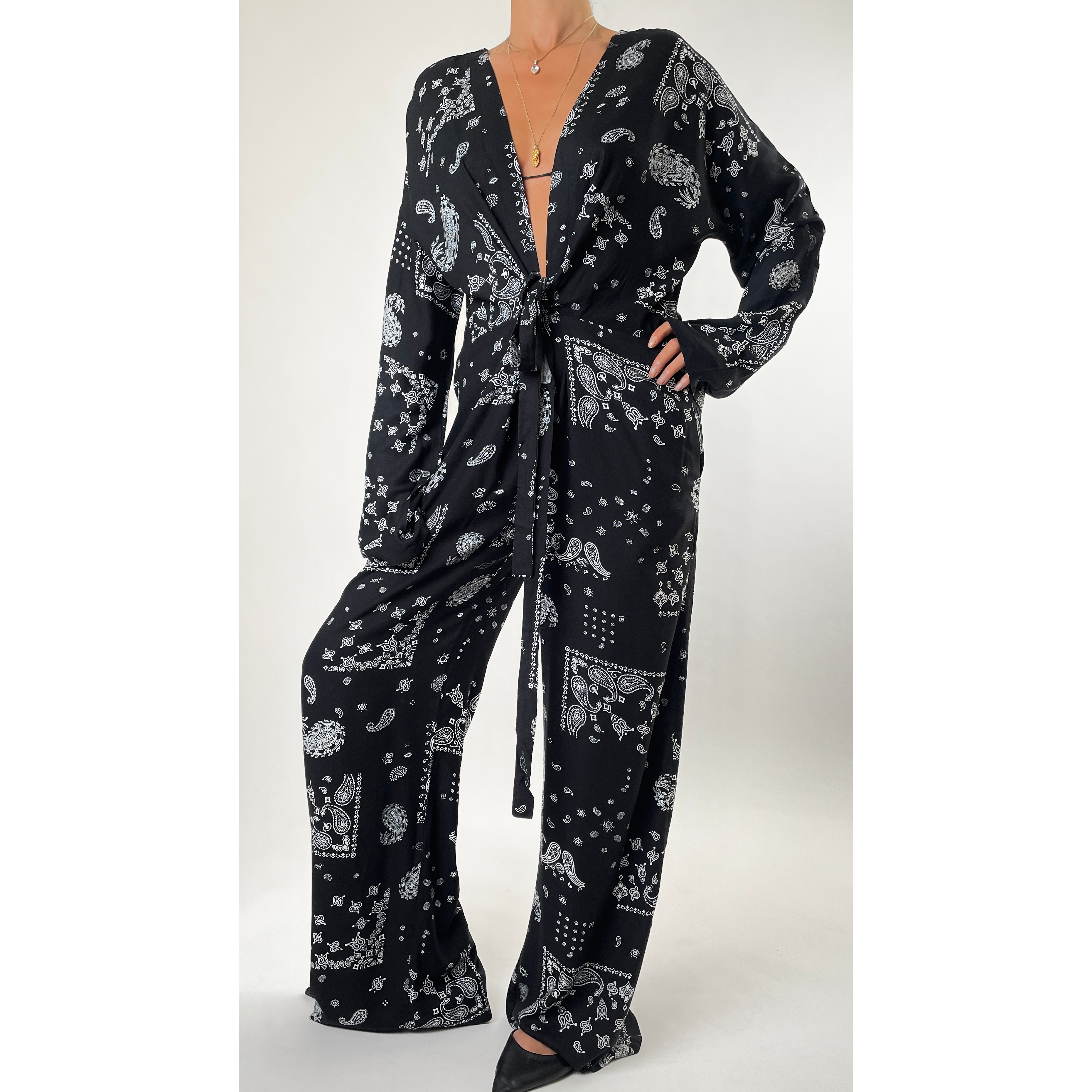 Nightrose Viscose Jumpsuit