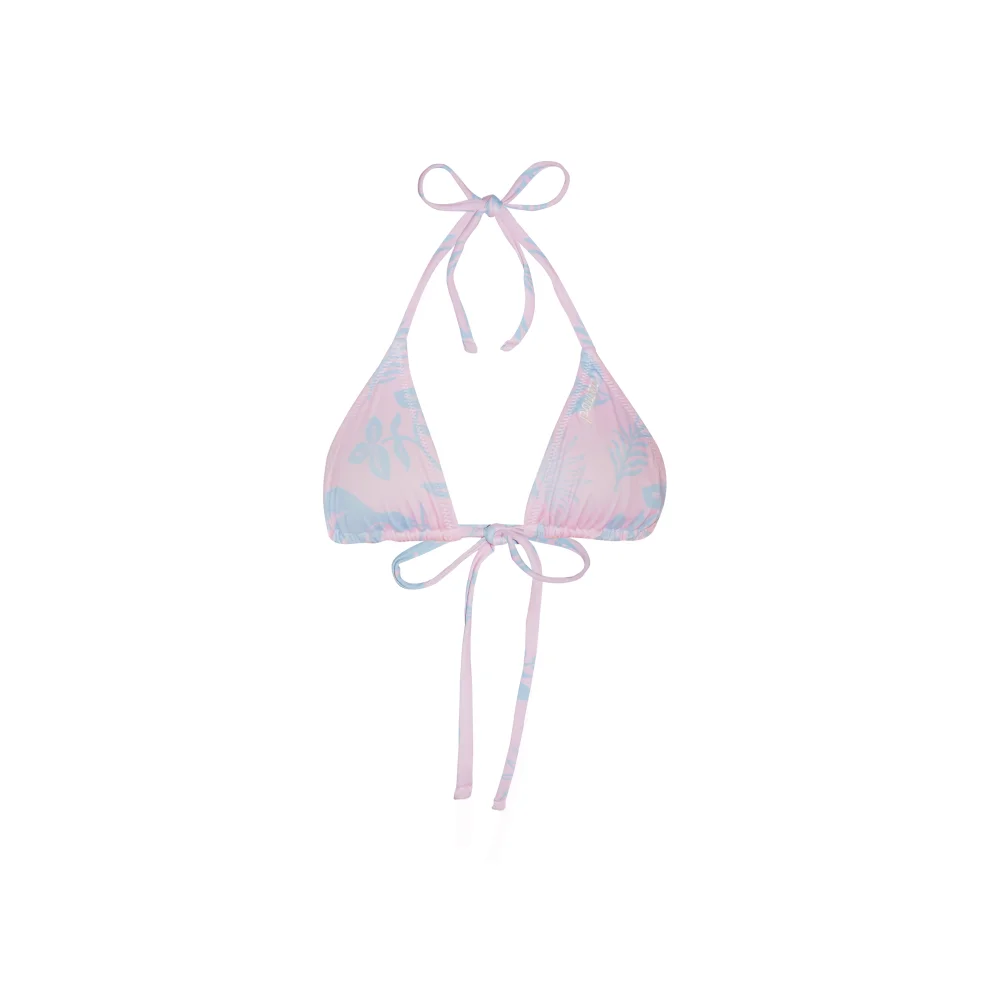 Paume - Beau Micro Triangle Bikini Top In Sky