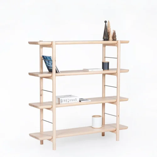 ANANAS - Homeland Bookshelf, Solid Oak