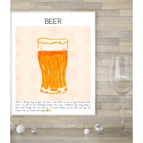 Muff Atelier - Home Wall Decor Beer Art Print Poster No:1