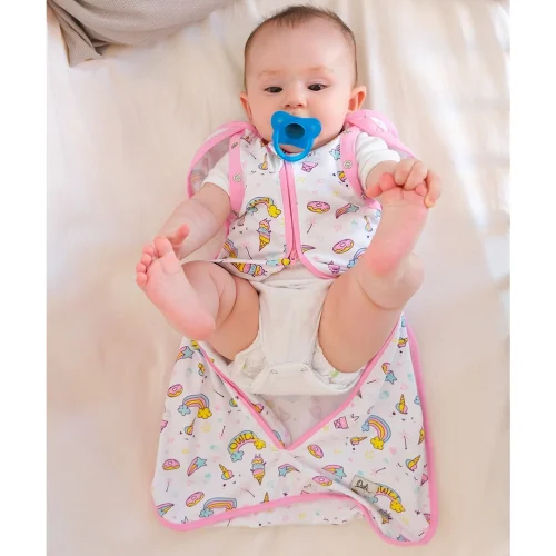 Owli - 2-in-1 Swaddle Rainbow